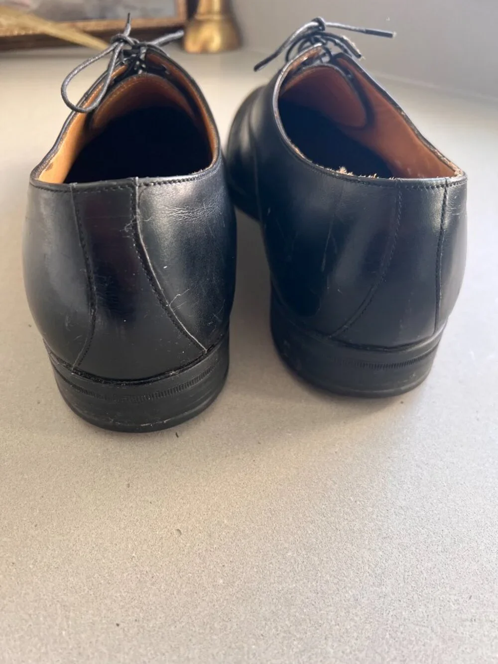 Florsheim Comfortech 20398 Black Leather Cap Toe Oxford Dress Shoes Mens Size 13